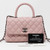 VAN CLEEF & ARPELS Chanel 17C Mini Coco Handle Sakura Pink Quilted Caviar with ruthenium hardware 