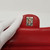 VAN CLEEF & ARPELS Chanel Classic Small 19B Red Quilted Caviar with light gold hardware 