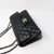 Chanel Classic Small Double Flap Black Quilted Caviar with Silver Hardware