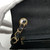 VAN CLEEF 
ARPELS Chanel 18B Classic Mini Rectangular Black Chevron Caviar with light gold hardware 