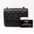 VAN CLEEF 
ARPELS Chanel Classic 17S So Black Mini Square Crumpled Calfskin with shiny black hardware 