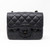 VAN CLEEF 
ARPELS Chanel Classic 17S So Black Mini Square Crumpled Calfskin with shiny black hardware 