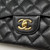 Chanel Classic Jumbo Double Flap Black Quilted Caviar with gold hardware-1653432374