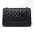 Chanel Classic Jumbo Double Flap Black Quilted Caviar with silver hardware-1653432495