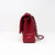 VAN CLEEF 
ARPELS Chanel Classic Medium 18B Raspberry Red Quilted Caviar with silver hardware-1653432598 