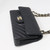 VAN CLEEF 
ARPELS Remaining Balance: Chanel Classic 19S Small Double Flap Black Chevron Caviar with light gold hardware 