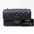 Chanel Mini Rectangular 17S So Black Crumpled Calfskin with shiny black hardware