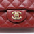 VAN CLEEF 
ARPELS Chanel Classic Mini Rectangular 18C Iridescent Burgundy Quilted Caviar with brushed gold hardware 