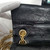 VAN CLEEF 
ARPELS Chanel Reissue Double Flap 224 Black Quilted Aged Calfskin with brushed gold hardware 