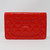 VAN CLEEF & ARPELS Partial payment: Chanel Classic Wallet on Chain Red Quilted with silver hardware 