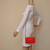VAN CLEEF & ARPELS Partial payment: Chanel Classic Wallet on Chain Red Quilted with silver hardware 
