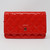 VAN CLEEF & ARPELS Partial payment: Chanel Classic Wallet on Chain Red Quilted with silver hardware 