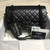 VAN CLEEF & ARPELS Chanel Reissue 18K So Black Quilted Calfskin with shiny black hardware size 225 