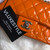 Chanel Classic Mini Rectangular Orange Quilted Patent with silver hardware