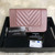 VAN CLEEF & ARPELS Chanel Wallet on Chain 19P Iridescent Rose Gold Caviar with silver hardware 