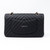 VAN CLEEF 
ARPELS Chanel Classic Medium 19S Black Chevron Matte Caviar with light gold hardware-1653434182 