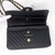VAN CLEEF 
ARPELS Chanel Classic Medium 19S Black Chevron Matte Caviar with light gold hardware-1653434182 