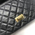 Chanel Mini Reissue 19A Black Aged Quilted Calfskin with shiny gold hardware