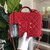 VAN CLEEF 
ARPELS Chanel Vanity Case Medium Red Quilted Caviar with brushed gold hardware 