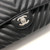VAN CLEEF 
ARPELS Chanel Classic Medium Double Flap 17S Chevron Caviar with silver hardware 