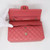 Chanel Classic Medium Double Flap 19B Rose/Pink Quilted Caviar with light gold hardware