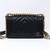 Chanel Small Le Boy 19S Black Chevron Caviar with shiny light gold hardware