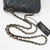 Chanel Classic Mini Rectangular 18S Dark Gray/Grey Quilted Caviar with light gold hardware