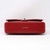 VAN CLEEF 
ARPELS Chanel Classic Medium Double Flap 16S Red Chevron Caviar with silver hardware 