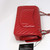 VAN CLEEF 
ARPELS Chanel Classic Medium Double Flap 16S Red Chevron Caviar with silver hardware 