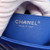 Chanel Classic Mini Square 16S Blue Chevron Caviar with silver hardware