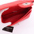 VAN CLEEF 
ARPELS Chanel Classic Medium Double Flap 17S Red Chevron Caviar with silver hardware 