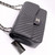 VAN CLEEF 
ARPELS Chanel Classic Jumbo Double Flap 16S Black Chevron Caviar with silver hardware-1653435744 