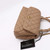 Chanel Mini Coco Handle 19A Dark Beige Quilted Caviar with brushed gold hardware