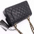 VAN CLEEF & ARPELS Chanel Classic Small Double Flap Black Quilted Caviar with gold hardware-1653435933 