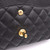 VAN CLEEF 
ARPELS Chanel Classic Medium Double Flap Black Quilted Caviar with gold hardware-1653436038 