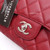 Chanel Classic Jumbo Single Flap Ruby Red Quilted Caviar with silver hardware