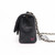 VAN CLEEF 
ARPELS Partial payment: Classic Mini Rectangular 17B Black Quilted Caviar with light gold hardware 