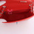 VAN CLEEF & ARPELS Chanel Mini Rectangular 17C Red Quilted Patent with silver hardware 