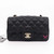 VAN CLEEF 
ARPELS Copy of 20% Non- refundablPartial payment: Classic Mini rectangular 17B Black Quilted Caviar with light gold hardware 
