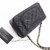 VAN CLEEF 
ARPELS Copy of 20% Non- refundablPartial payment: Classic Mini rectangular 17B Black Quilted Caviar with light gold hardware 