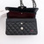 Chanel Classic Small Double Flap Black Quilted Caviar with silver hardware-1653437258