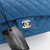 VAN CLEEF & ARPELS Classic Small Double Flap 21C Blue Quilted Caviar with light gold hardware 