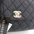 Chanel Mini Coco Handle Black Quilted Caviar with shiny light gold hardware