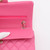 Chanel Classic Medium Double Flap 21C Pink Quilted Caviar with light gold hardware