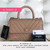 VAN CLEEF 
ARPELS IN SEARCH OF Chanel Mini Coco Handle 20P Dark Beige Chevron Caviar with light gold hardware 