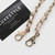 VAN CLEEF 
ARPELS Chanel Coco Handle 20A Beige/Pink Chevron Caviar with shiny light gold hardware 
