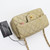 Chanel Classic Mini Rectangular 15C Pearly Gold Quilted Caviar with brushed gold hardware
