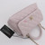 Chanel Mini/Small Coco Handle 20A Lilac Quilted Caviar with light gold hardware