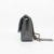 VAN CLEEF 
ARPELS Chanel Classic Medium Double Flap 20C Gray/Grey Quilted Caviar with light gold hardware 