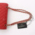 Chanel Classic Medium Double Flap 19B Red Quilted Caviar with light gold hardware